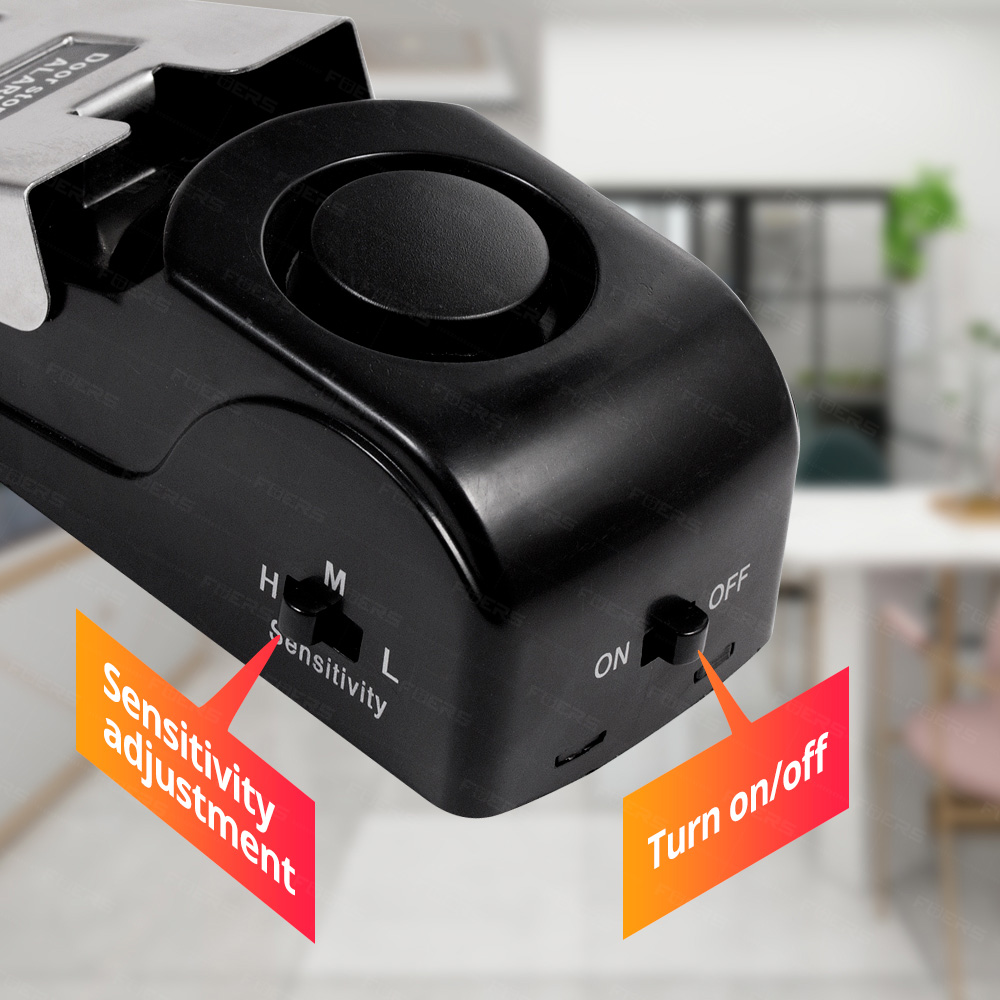 Sim Gsm Alarm - FUERS ドアストップアラームシステム 120dB 大音量 ワイヤレス ホームセキュリティ