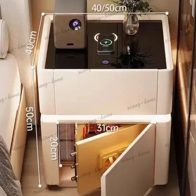 LSベッドサイドテーブル：セキュリティ機能付き、多機能、ワイ - Home Security America のレビューと価格
