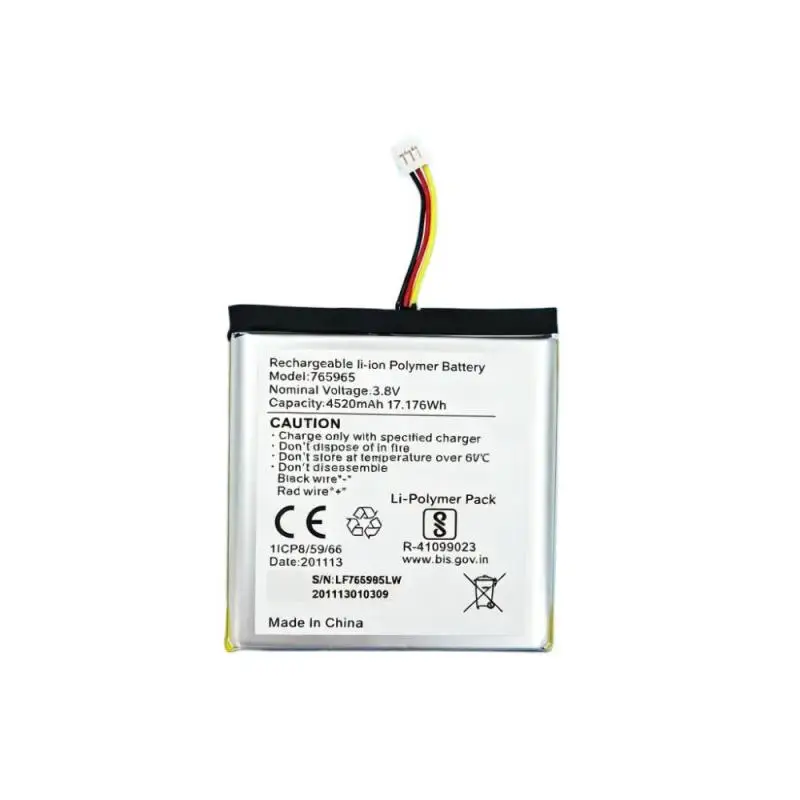765965 4520mAh リチウムポリマー交換用バッテリ - Home Security Battery Replacement のレビューと価格