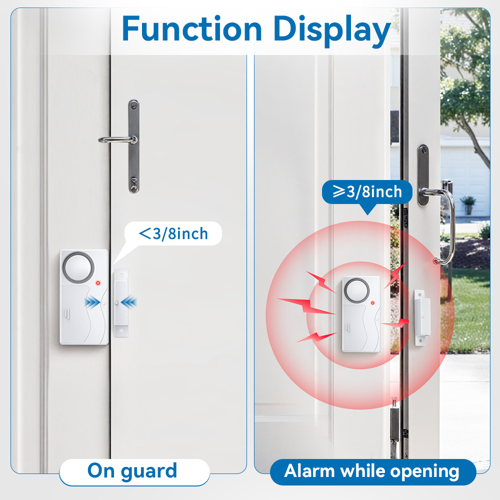 ワイヤレスドアアラーム。リモコン付き。防犯ドアおよび窓用セキ - Sim Gsm Alarm のレビューと価格