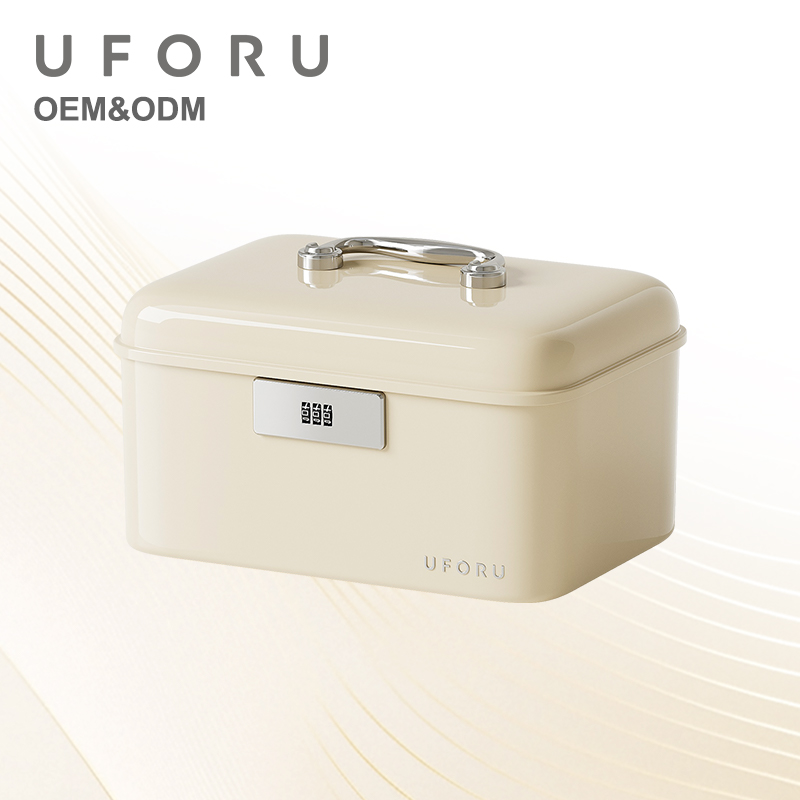 UFORU ハンドル付きロック式収納ボックス、二層式大容量安 - Home Security Box のレビューと価格