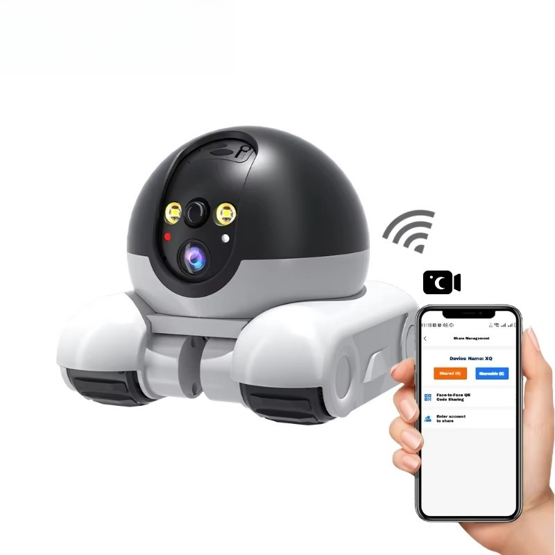 新型スマートペットロボットWiFiホームセキュリティカメラ動 - Home Security Robots のレビューと価格