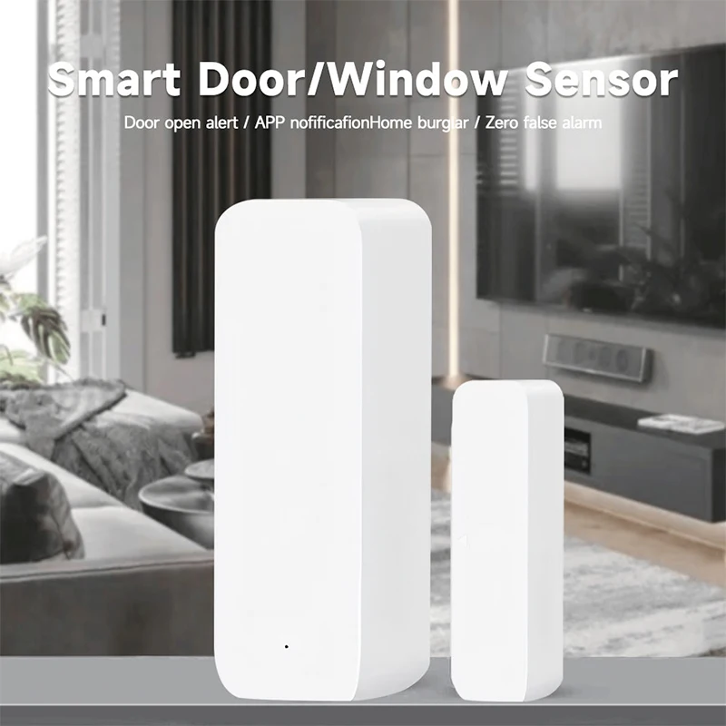 Tuya WiFi スマートドアセンサードア開閉検出器スマー - Sim Gsm Alarm のレビューと価格
