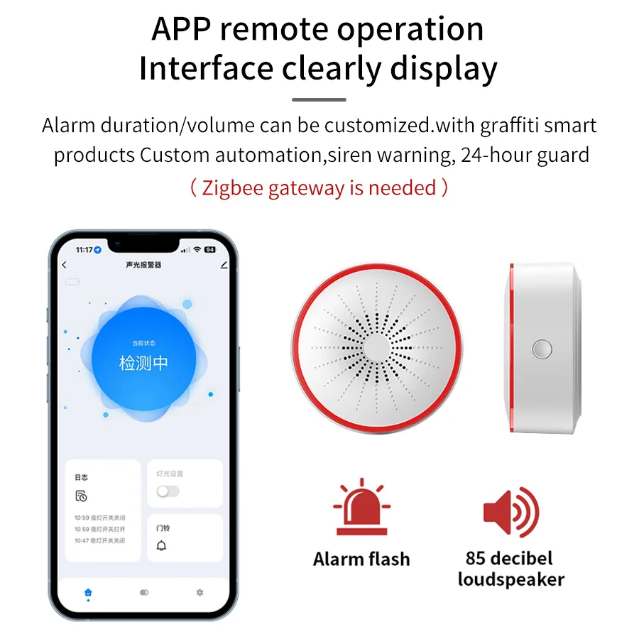 Tuya WiFi ZigBee アラーム サイレン センサ - Sim Gsm Alarm のレビューと価格